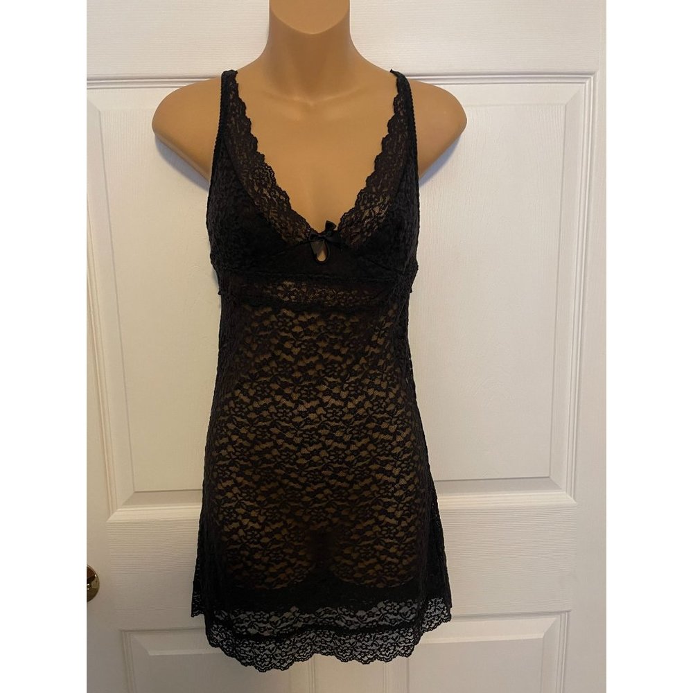 Sexy Little Things Black Lace Lingerie Size Medium